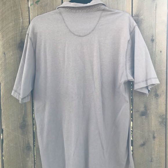 Mens medium Woolrich beige polo - Picture 3 of 5